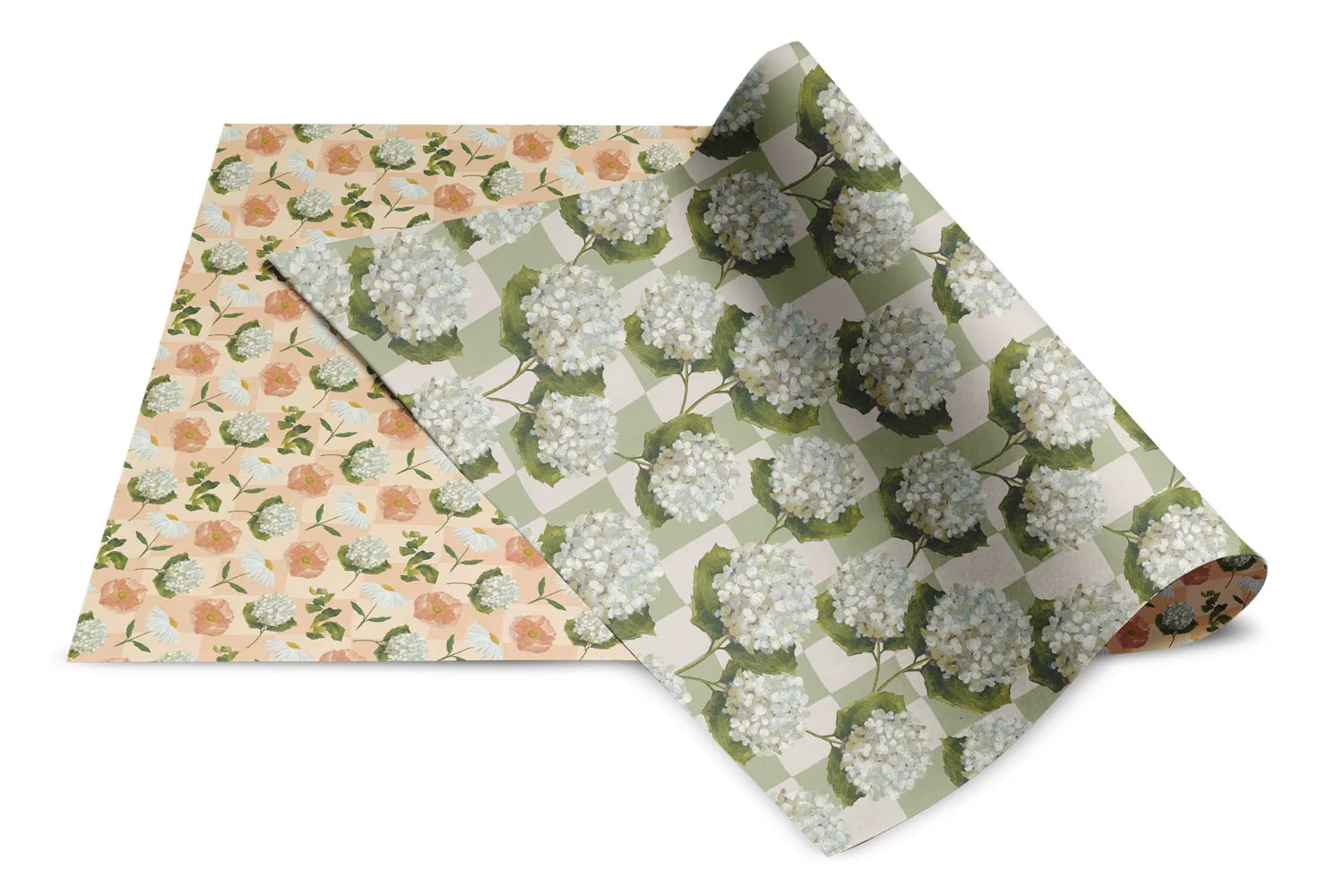 Wrapping Paper | Poppies, Daisies & Hydrangeas (4 sheets) - Image 7