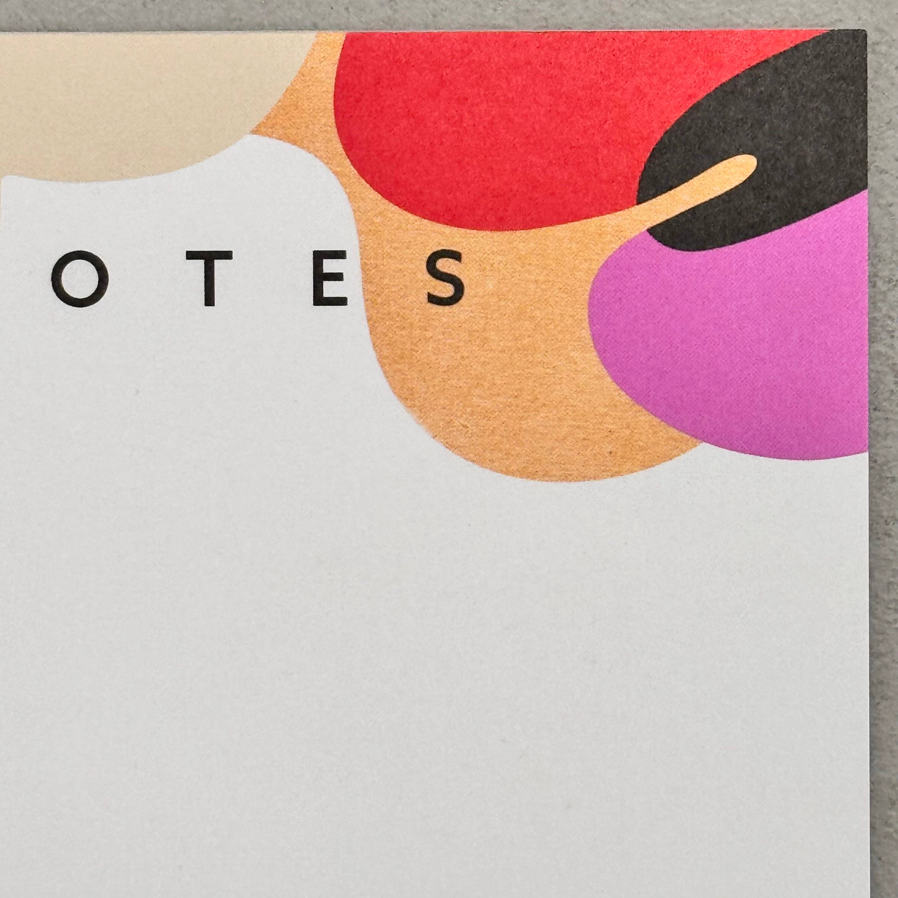 Pavilion | Assemblage Abstract Art Plain A5 Notepad - Image 3