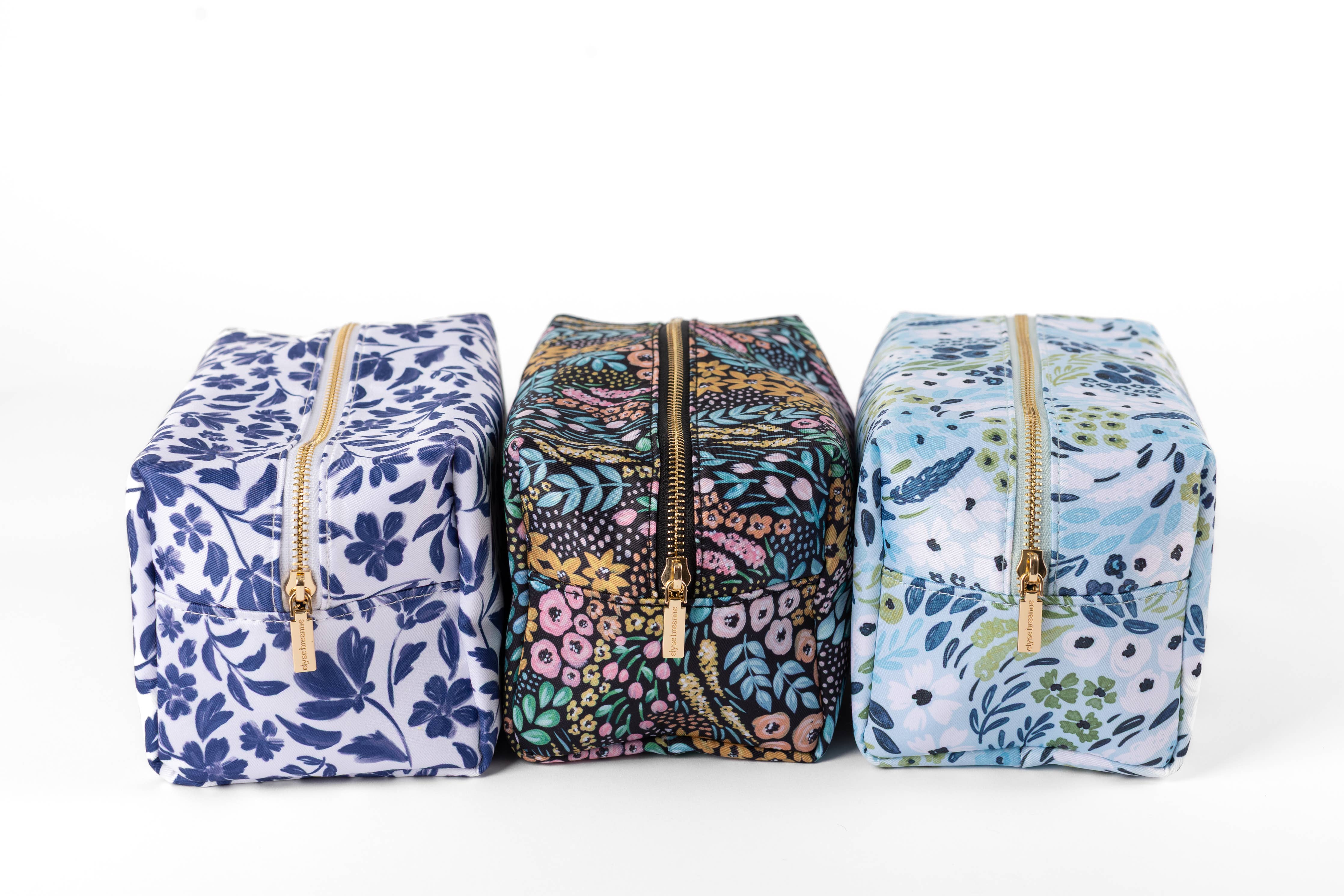 Black Floral Pencil Pouch | Compact, Stylish & Built for Creativity - Image 5