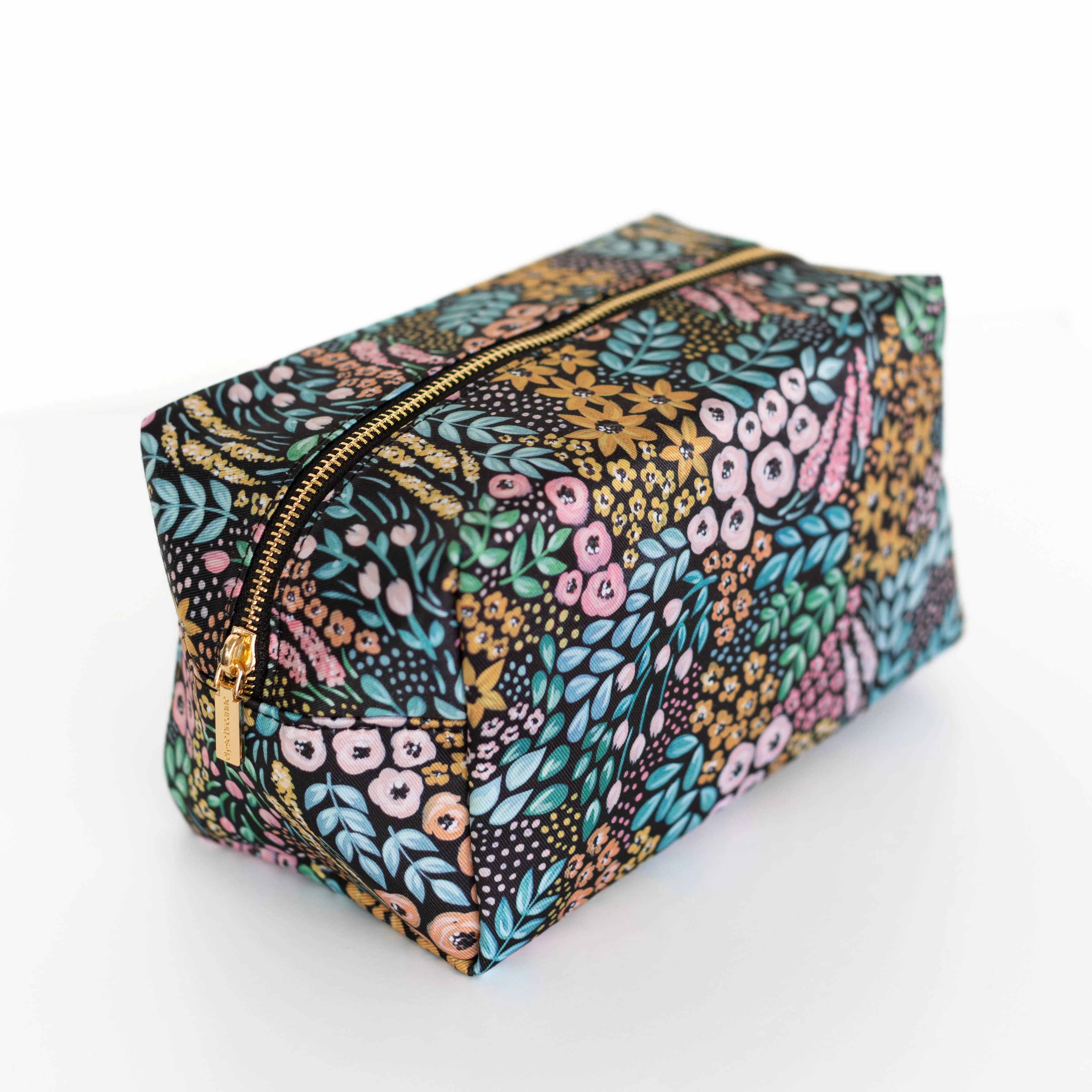 Black Floral Pencil Pouch | Compact, Stylish & Built for Creativity - Image 6