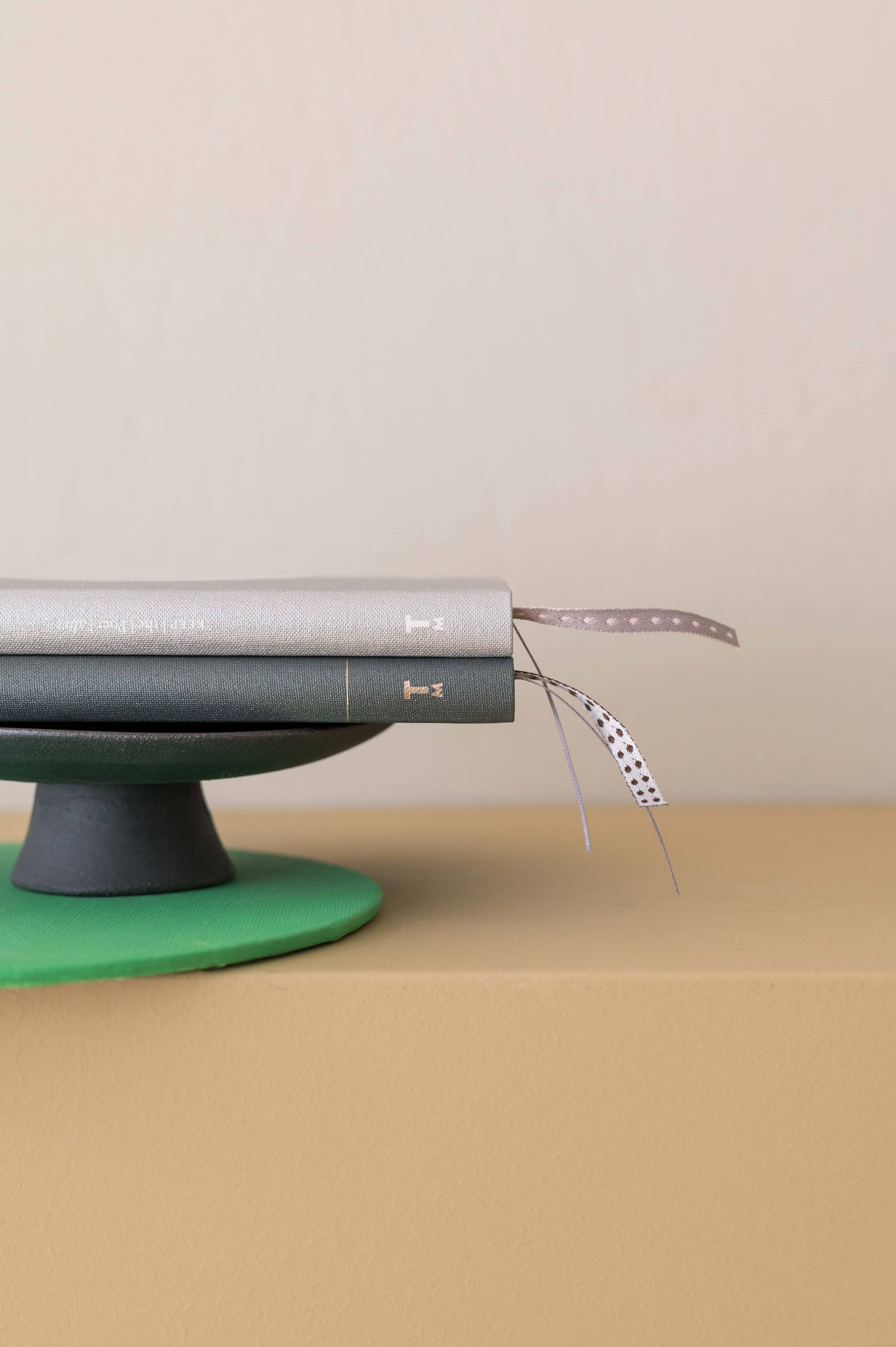 Bullet journal A6+ - Silver metallic linen - Silver Moon - Image 3