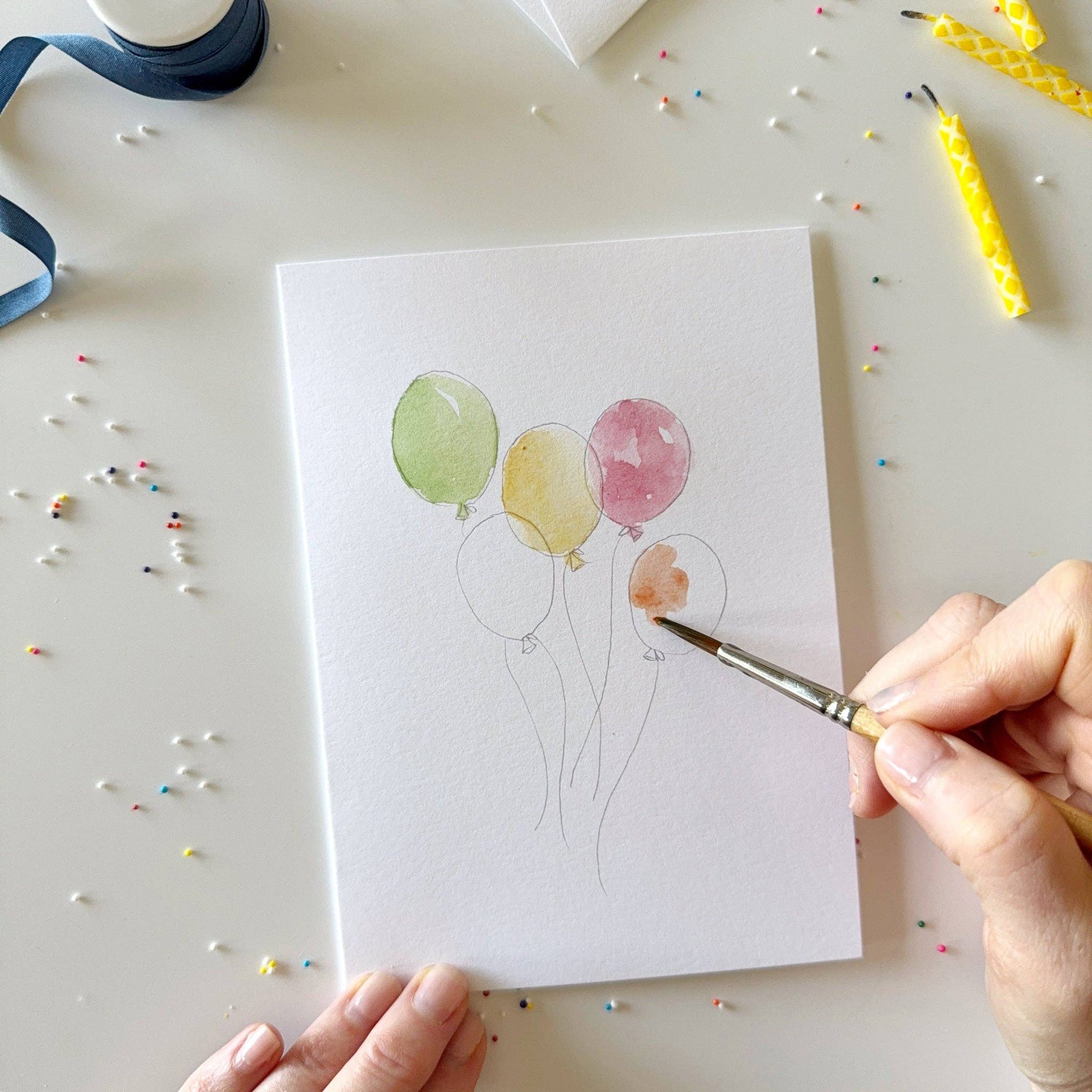 emily lex studio | Celebrate Paintable Notecards 🎈 - Image 4
