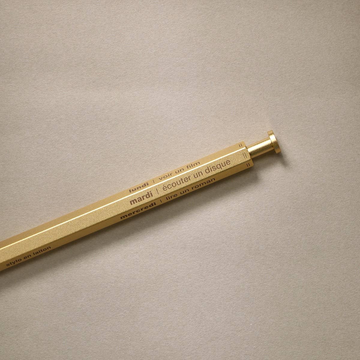 Gel Brass Ballpoint Pen / MARK'STYLE - Image 12