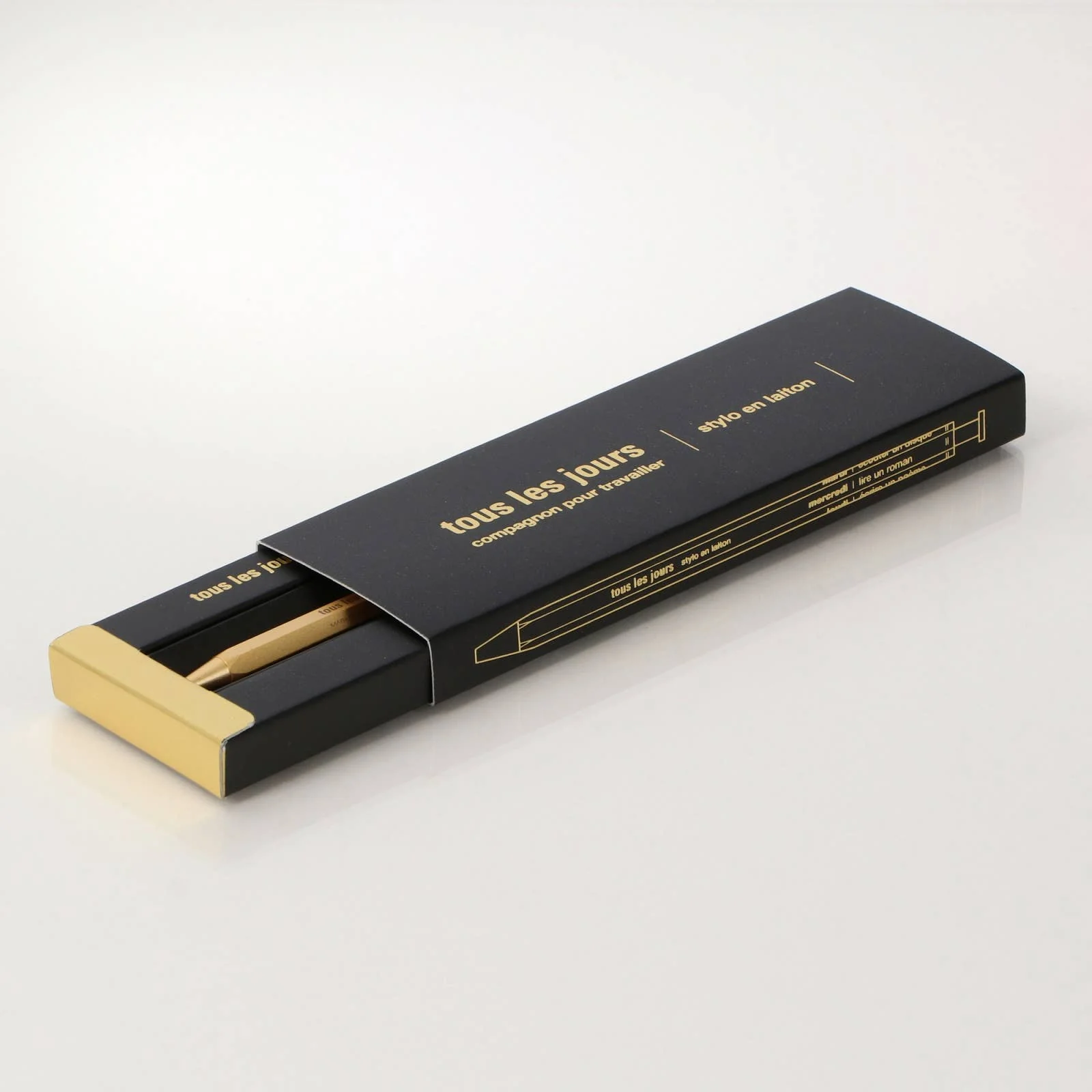 Gel Brass Ballpoint Pen / MARK'STYLE - Image 16