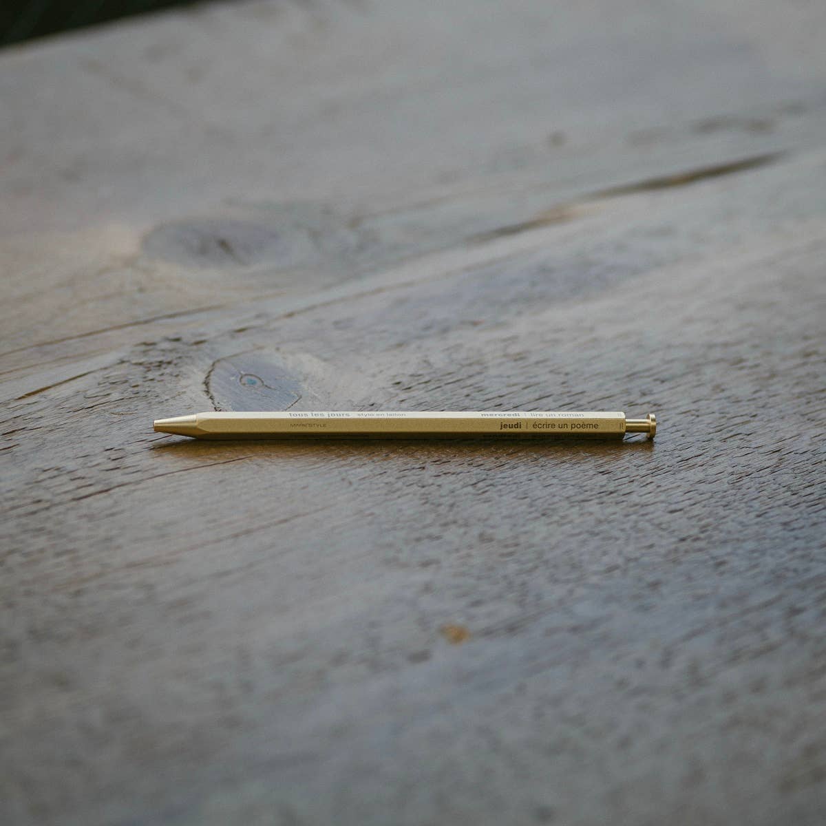 Gel Brass Ballpoint Pen / MARK'STYLE - Image 17