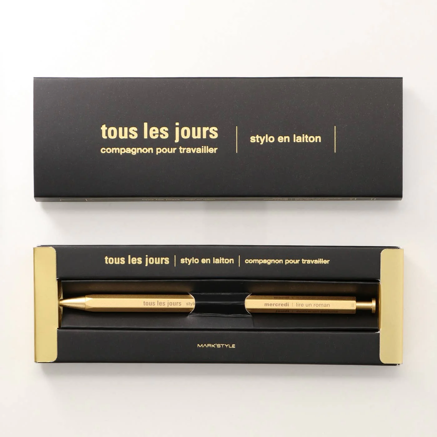 Gel Brass Ballpoint Pen / MARK'STYLE - Image 18