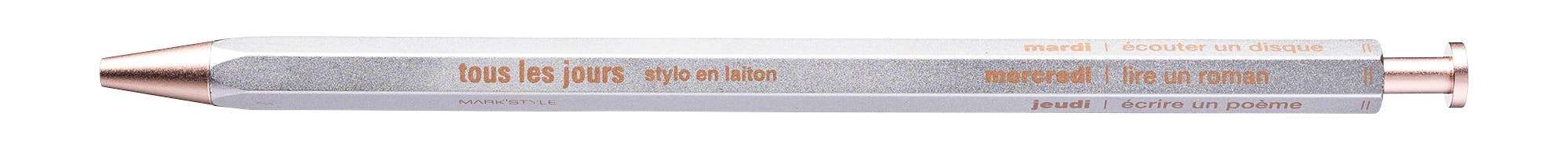 Gel Brass Ballpoint Pen / MARK'STYLE - Image 20