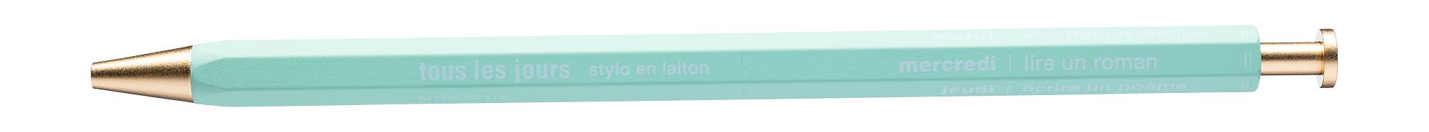 Gel Brass Ballpoint Pen / MARK'STYLE - Image 4