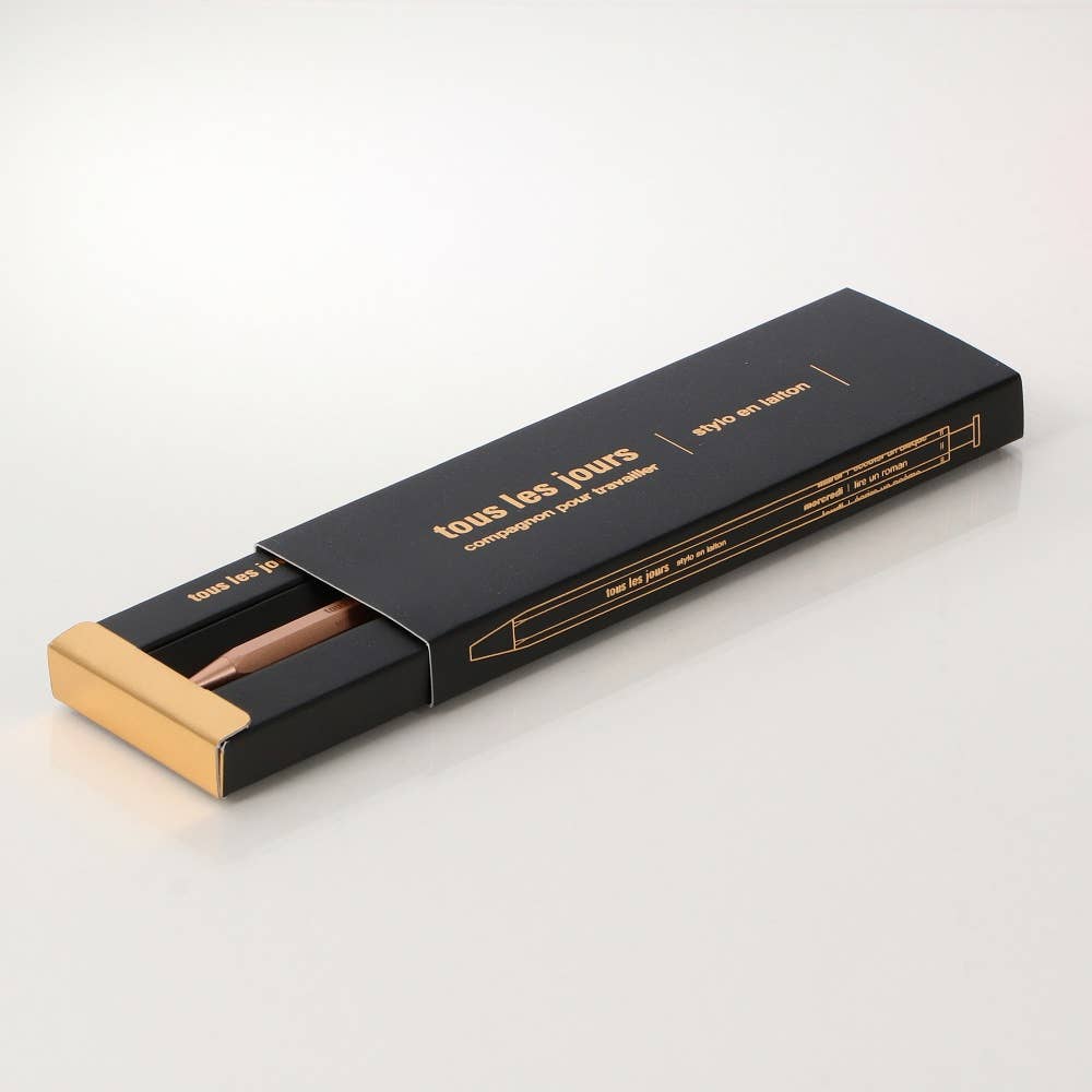 Gel Brass Ballpoint Pen / MARK'STYLE - Image 7