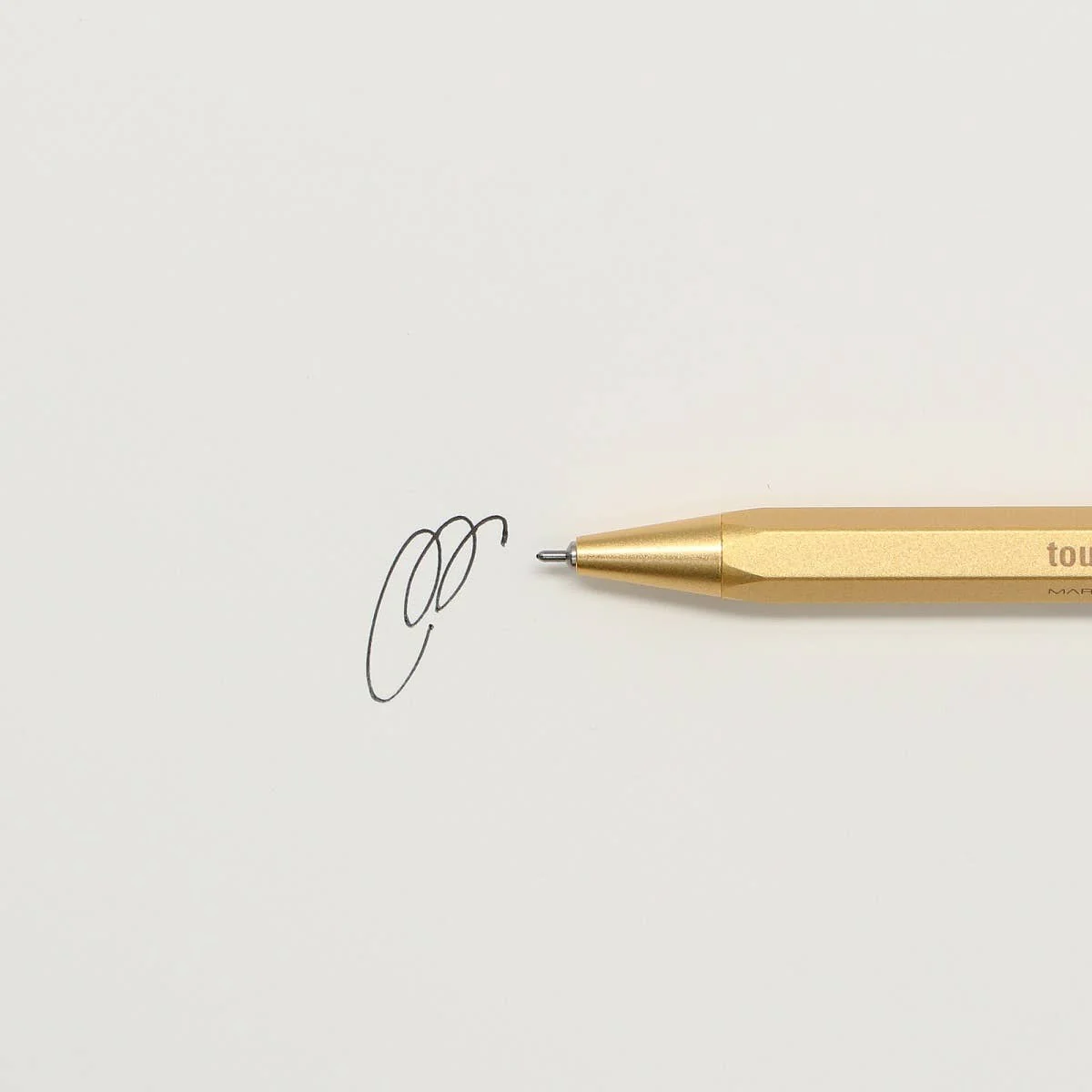 Gel Brass Ballpoint Pen / MARK'STYLE - Image 8