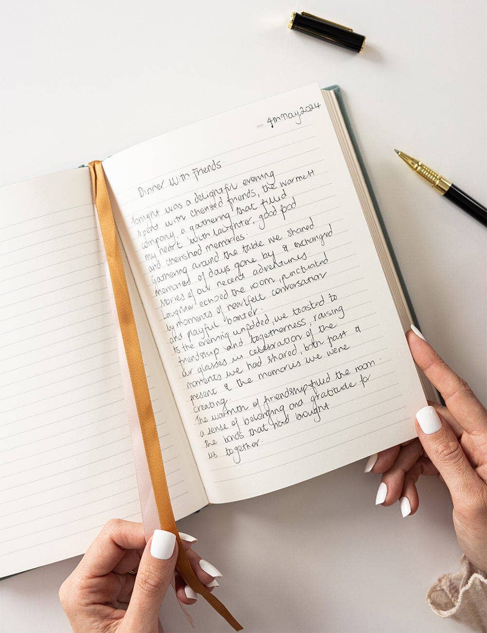 Linen Bound Journal - Seaglass (Lined Journal) - Image 5