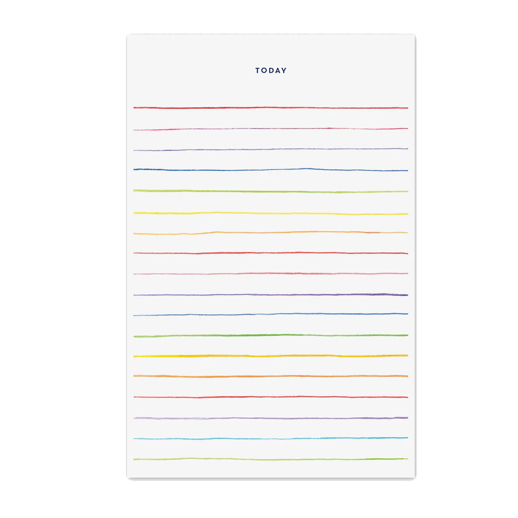 E. Frances Paper | Rainbow Stripes Notepad - Image 3