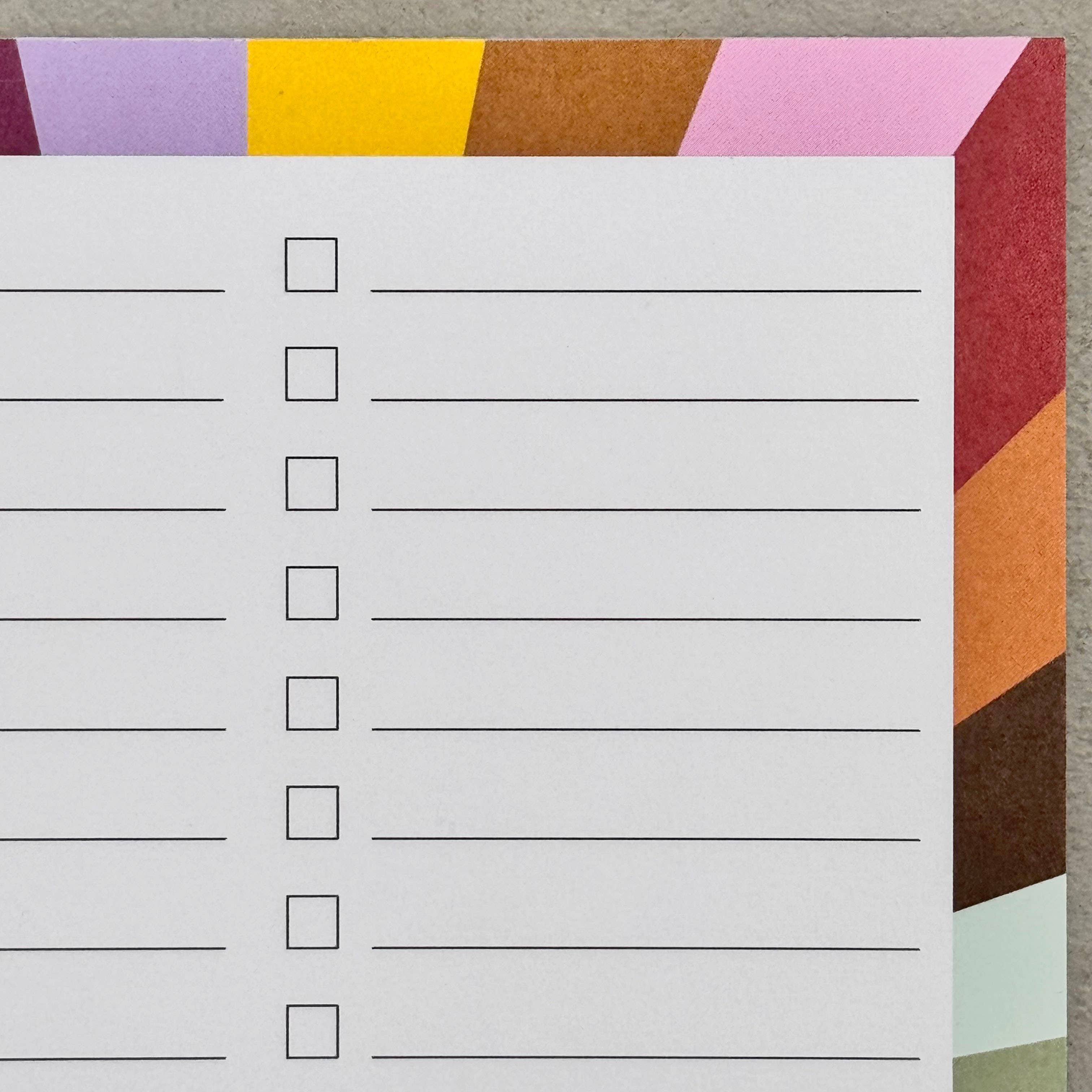 Pavilion | Starburst Abstract Art Lined Notepad - Image 3