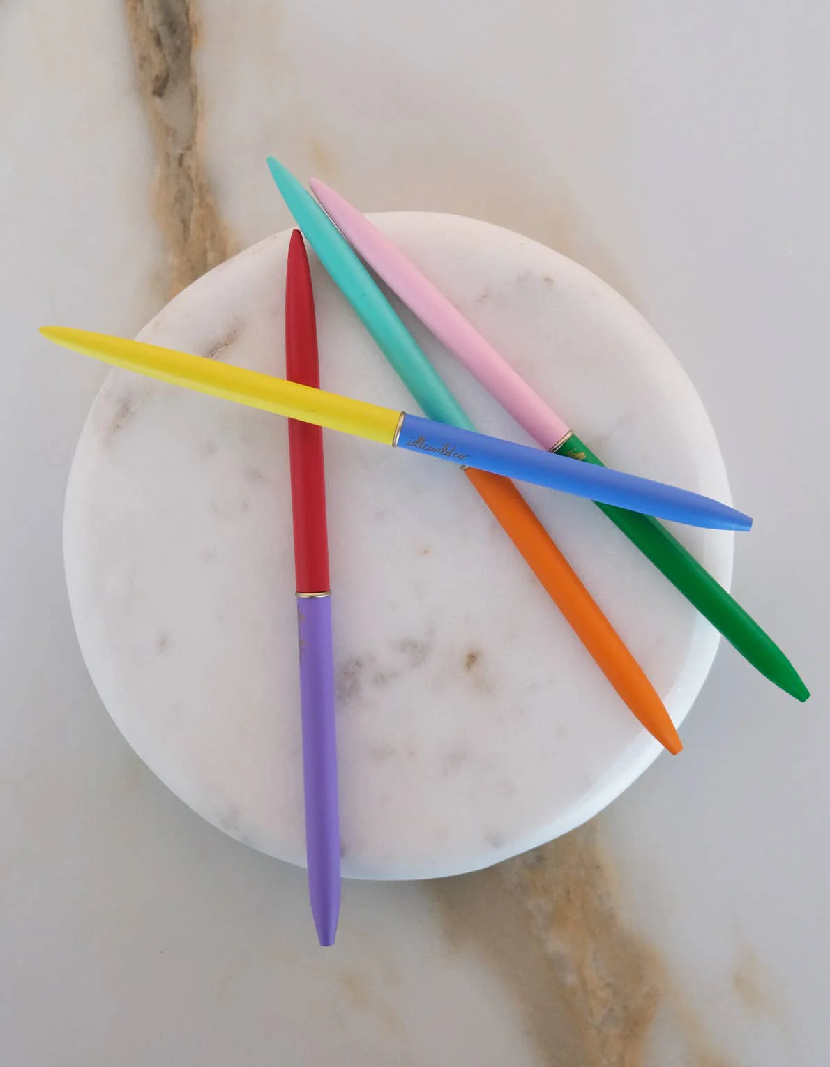 Slim Pens Set of Four | Duo-Tone Classic Rainbow - Image 3