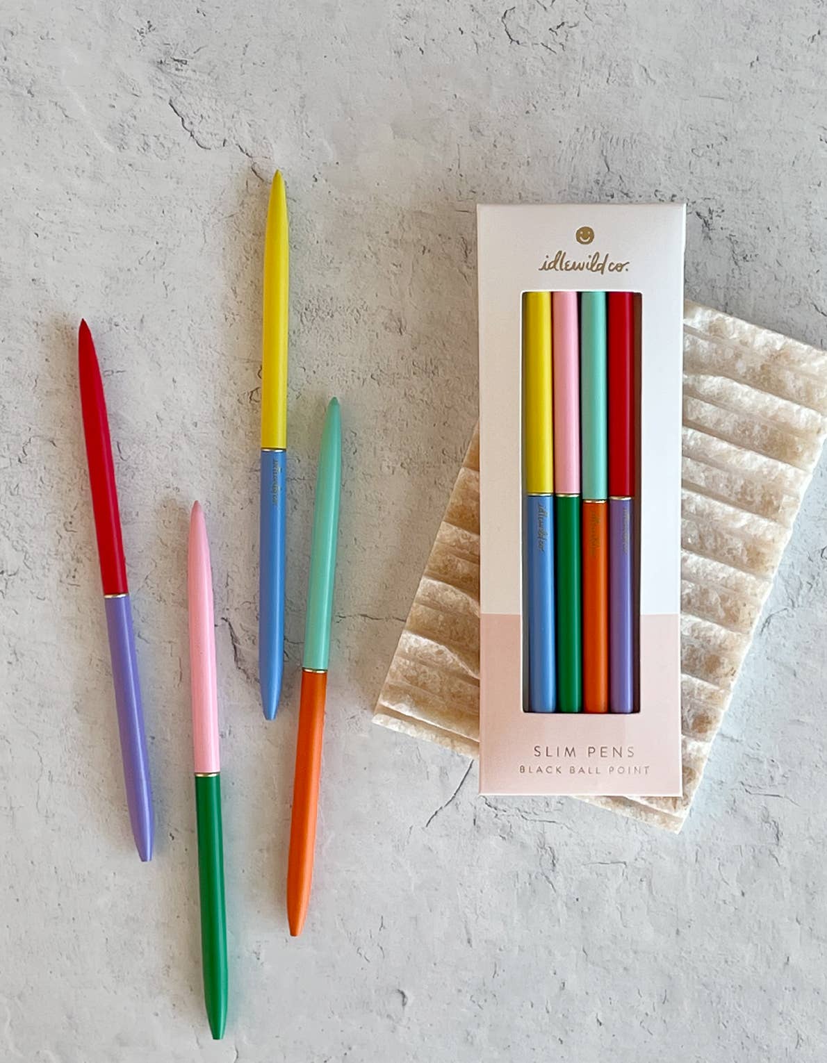 Slim Pens Set of Four | Duo-Tone Classic Rainbow - Image 4