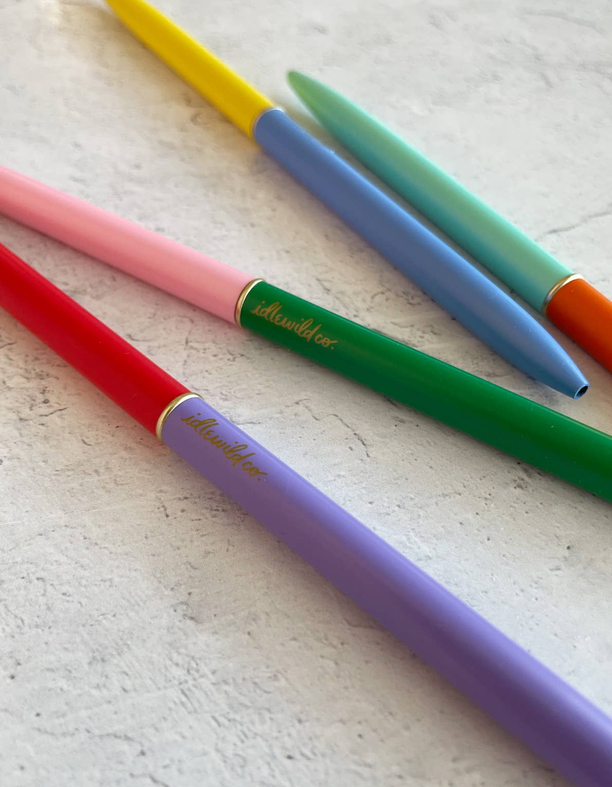 Slim Pens Set of Four | Duo-Tone Classic Rainbow - Image 5