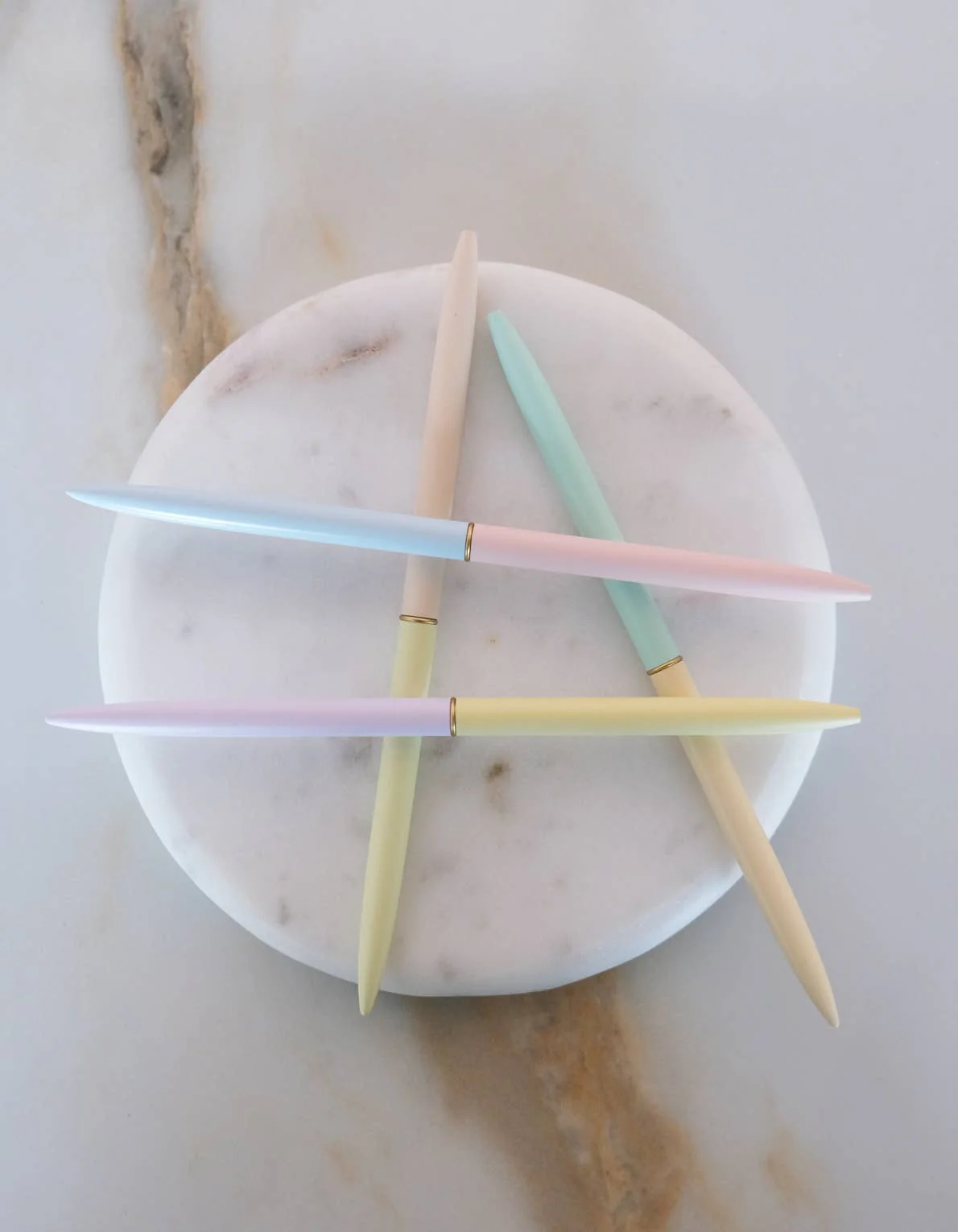 Slim Pens Set of Four | Duo-Tone Pastels - Image 3