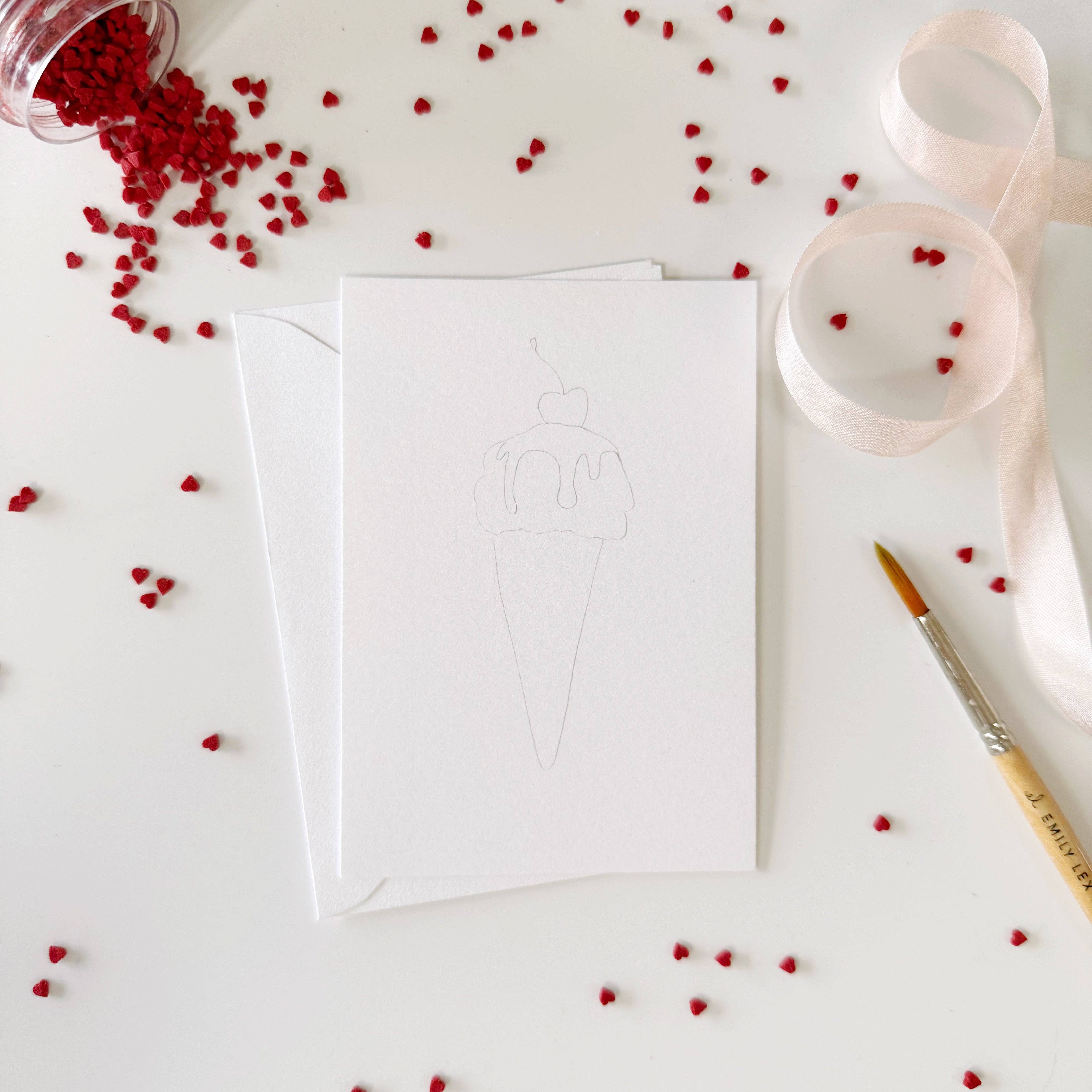 emily lex studio | Sweet Treats Paintable Cards - Image 10