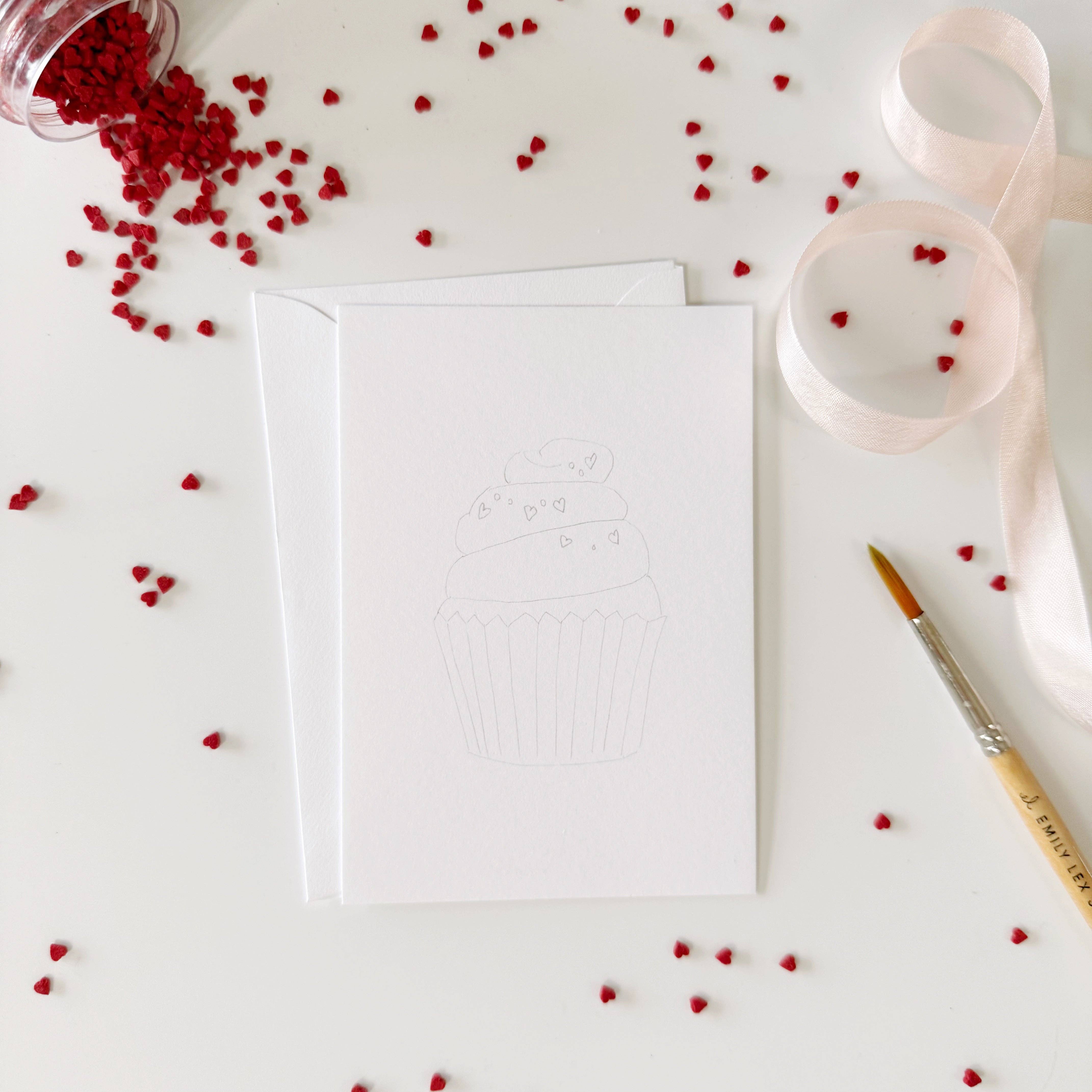 emily lex studio | Sweet Treats Paintable Cards - Image 4