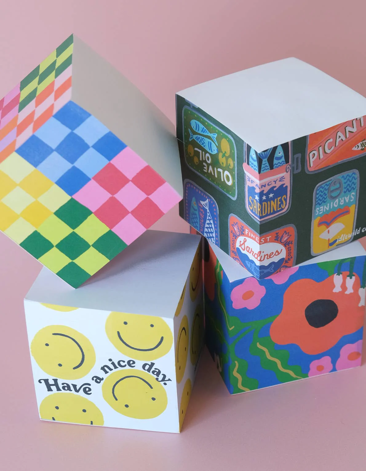 Sticky Note Cube | Tinned Fish - Image 3