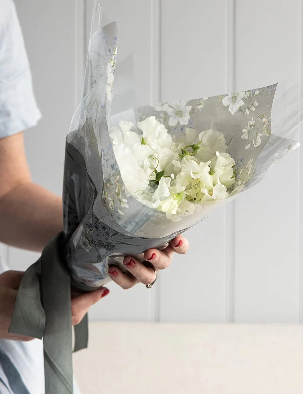 Tissue Paper | English Garden Blue (5) - Image 3