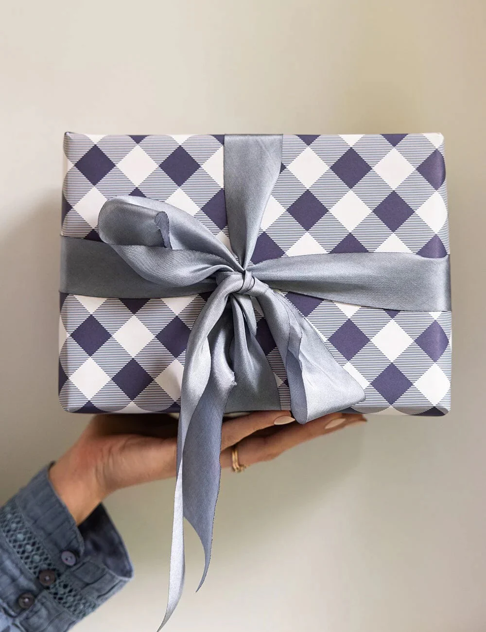 Gift Wrap Sheets | Blue Bloom Ivy/Diamond (5 sheets) - Image 4