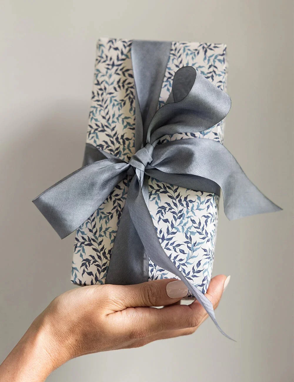 Gift Wrap Sheets | Blue Bloom Ivy/Diamond (5 sheets) - Image 5